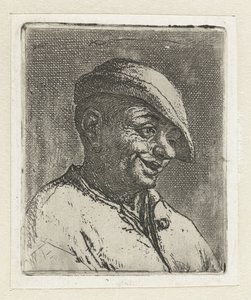 Bust of a Laughing Farmer by Adriaen van Ostade