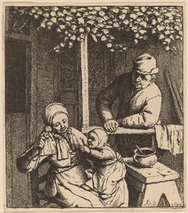 Child Reaching for a Doll