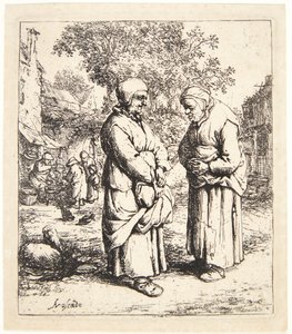 The Two Gossiping Women by Adriaen van Ostade