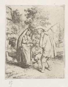 Man and Woman in Conversation