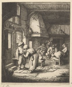 Peasant Paying his Bill by Adriaen van Ostade