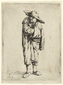 Peasant with Hat by Adriaen van Ostade