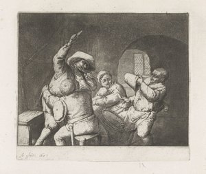 Quarreling Card Players