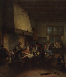 Tavern Scene by Adriaen van Ostade