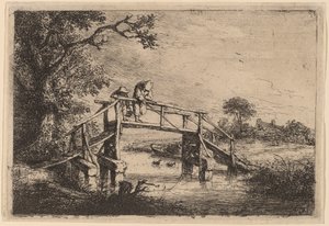 The Angler by Adriaen van Ostade