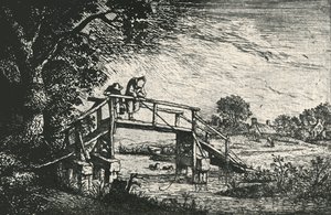 The Angler, 1906 by Adriaen Jansz. van Ostade
