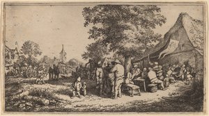 The Fair by Adriaen van Ostade