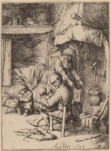 The Pater Familias by Adriaen van Ostade