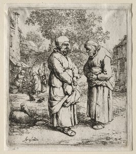 The Two Gossips by Adriaen van Ostade