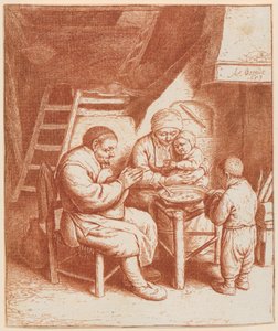 Grace Before Meals by Adriaen van Ostade