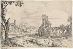 Landscape with the Ruins of an Abbey