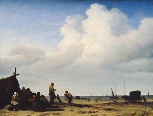 Beach View by Adriaen van de Velde