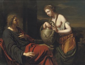 Christ and the Woman from Samaria at the Well by Adriaen van der Werff