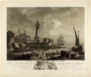 Port near Naples by Adrian Zingg