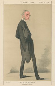 The Apostle of the Flesh, Canon Kingsley (Vanity Fair series) by Adriano Cecioni