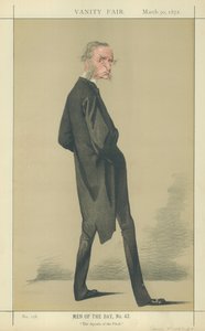 The Reverend Canon Charles Kingsley by Adriano Cecioni