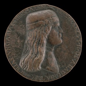 Ferdinand II of Aragon, died 1496, Prince of Capua and King of Naples 1495 [obverse], 1495-1496
