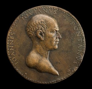 Giovanni Gioviano Pontano, Poet [obverse]