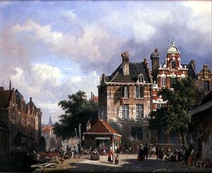 A Dutch Street Scene