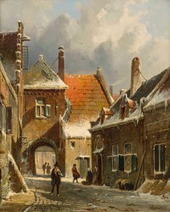A Winter Street Scene