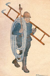 Joseph NOULENS (1864-1944), French Politician. Drawing by Adrien Barrere (1874-1931) for FANTASIO, Number 204 of April 15 by Adrien Barrere