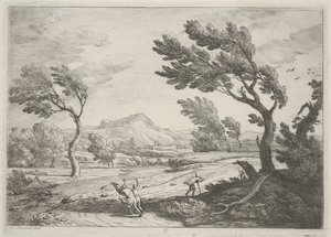 Landscape with Travelers in a High Wind