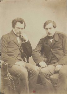 The Goncourt Brothers, ca 1855 by Adrien Tournachon
