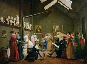 The Studio Interior of Abel de Pujol
