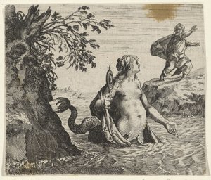 Fable of the Mermaid by Egidius  Sadeler (II)