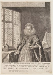 Anna, Wife of Emperor Matthias by Aegidius Sadeler II