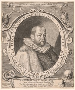 Johann Georg von Gödelmann, Law Professor, Diplomat by Aegidius Sadeler II