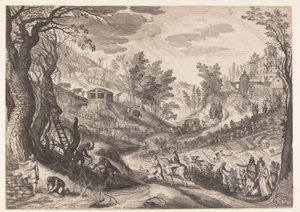 March/April, from The Twelve Months by Aegidius Sadeler II