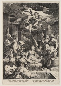 The Nativity by Aegidius Sadeler II
