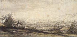 Extensive Landscape with Cottage and Cattle