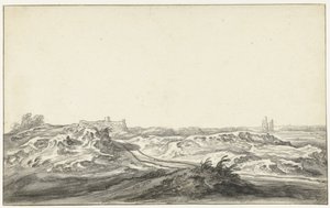 View from the Dunes of the House at Kleef near Haarlem by Aelbert Cuyp
