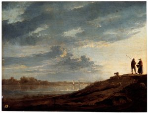Sunset over the River by Aelbert Cuyp