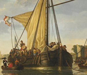 The Maas at Dordrecht by Aelbert Cuyp