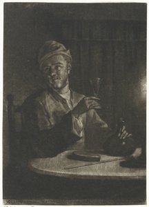 Man with Raised Glass by Aert Schouman
