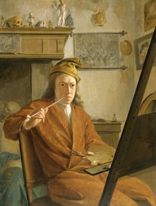 Portrait of a Painter by Aert Schouman