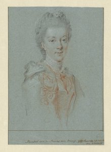 Portrait of Wilhelmina Frederica Sophia of Prussia by Aert Schouman