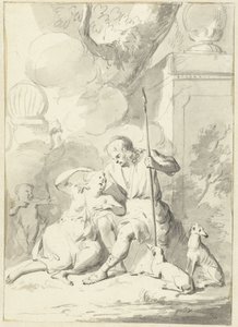 Venus and Adonis (?)