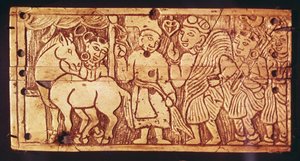 Story of the Mangala-asva of the King of Benares, from Begram