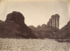 Piled Stone Mountain Near Sing Chang by Afong Lai
