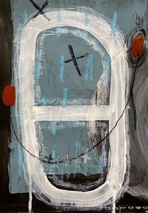 Abstract White Arch by Afranio Raposo