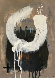 Expressive White Strokes by Afranio Raposo