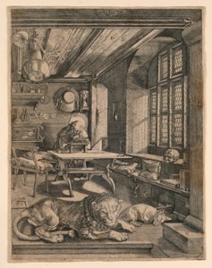 Saint Jerome in His Study