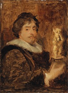 Portrait of Frans Duquesnoy by after Anthony van Dyck