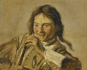 A Young Boy with a Flute
