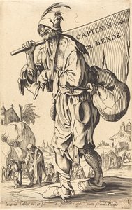 Captain of the Barons by After Jacques Callot
