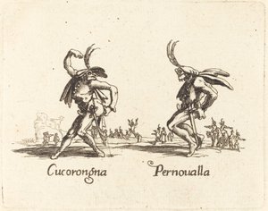 Cucorongna and Pernoualla by After Jacques Callot